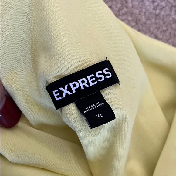 Express Lime Camisole Silk Top - Picture 2 of 5